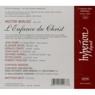 BERLIOZ - Best - L'enfance du Christ op.25..